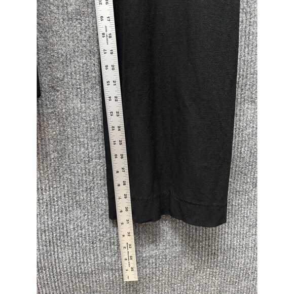 Eileen Fisher Stretch Crepe Pants Womens XS Black Pull On Wide Leg Relaxed - Picture 9 of 10